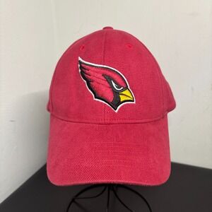 Arizona Cardinals Reebok Hat Red Cap NFL Team Apparel Adult OSFM Hook and Loop